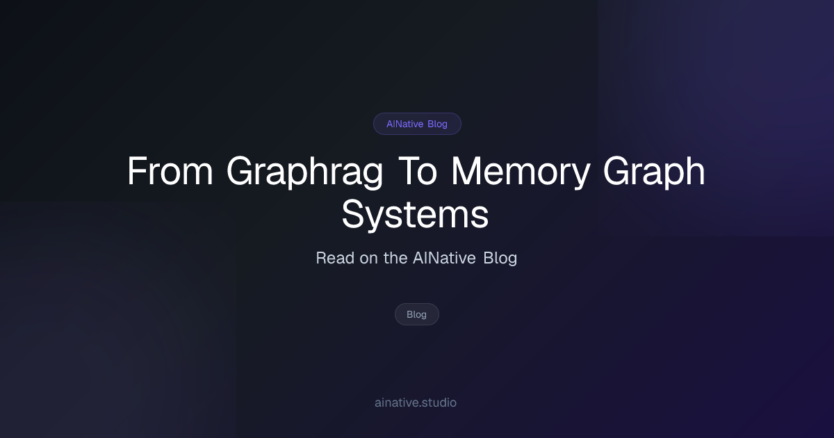 From GraphRAG to Memory Graph Systems: Why the Next Generation of AI ...