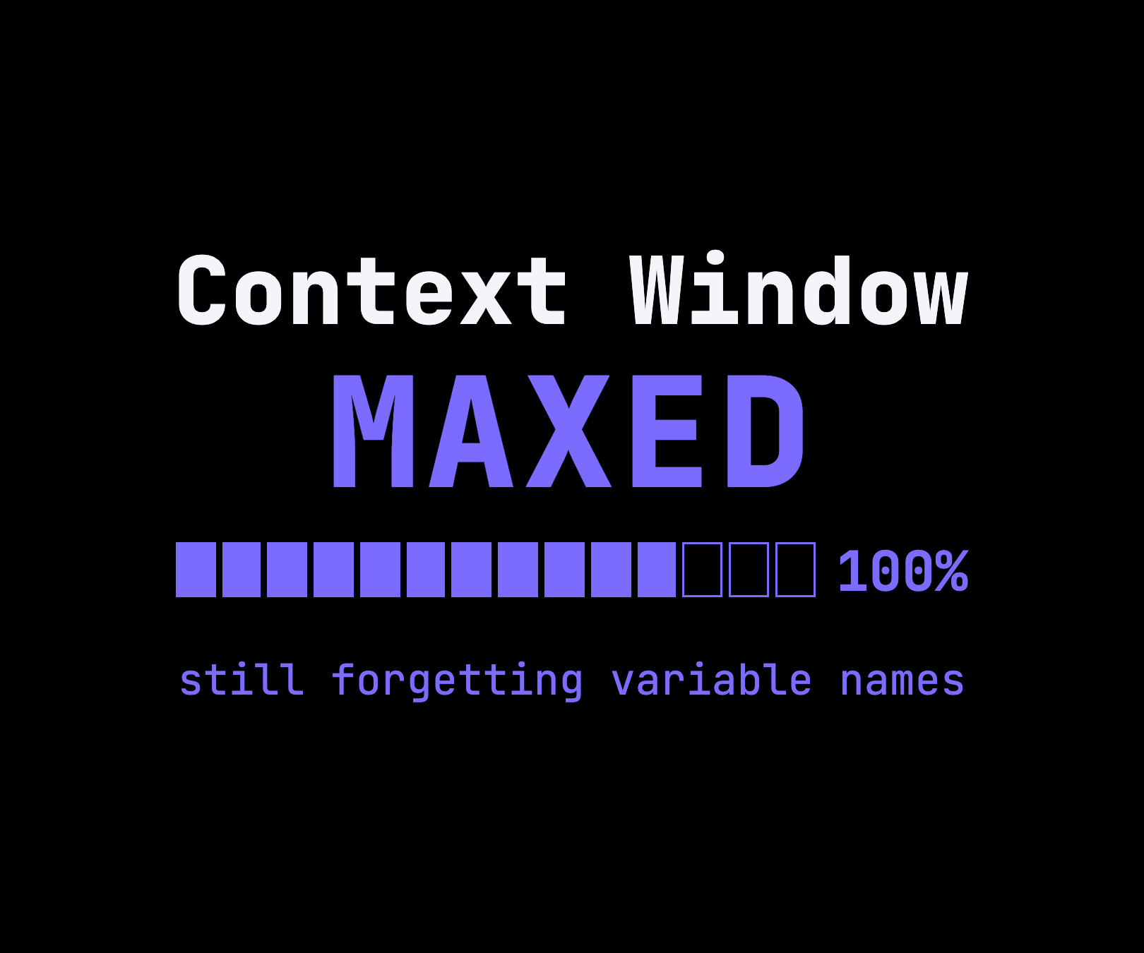 AINative developer tee graphic — Context Window (back)