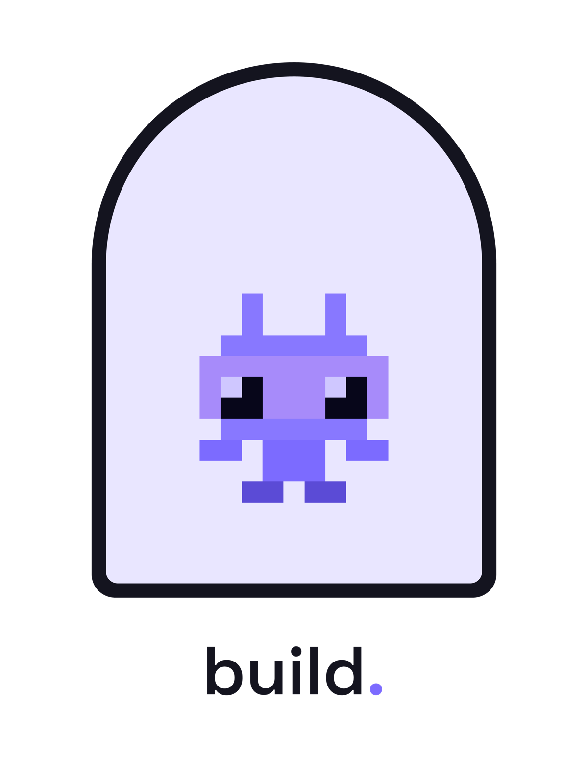 Build tee — 8-Bit Cody mascot colorway