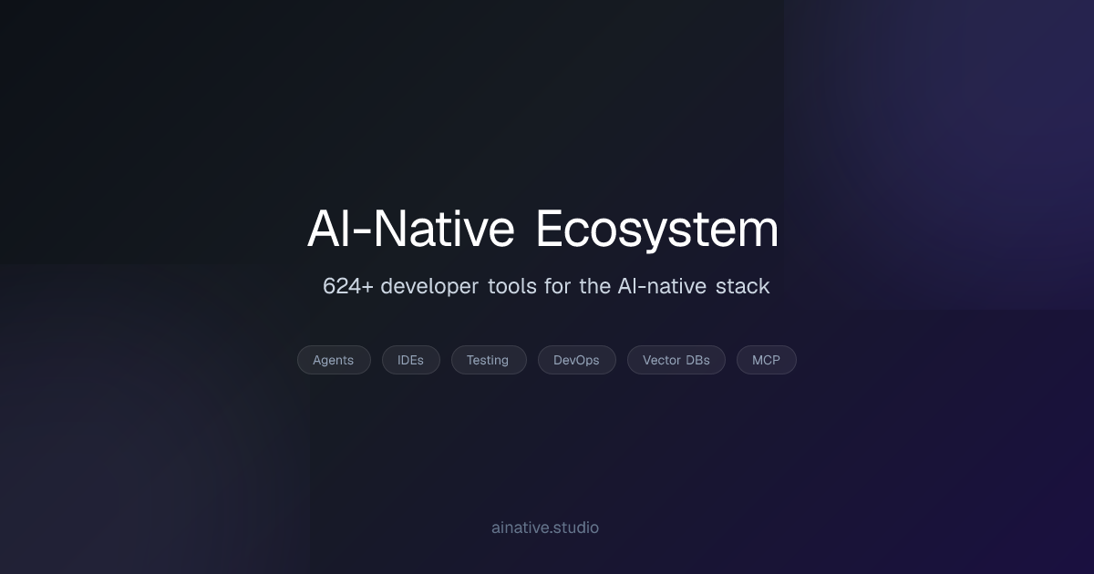 AI-Native Ecosystem — 160+ Developer Tools Directory | AINative Studio